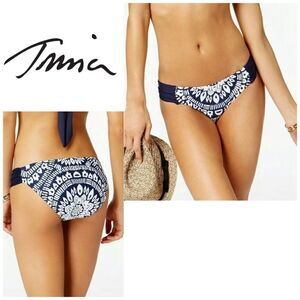..Trina Turk Indochine navy & white bikini bottoms. Size 4